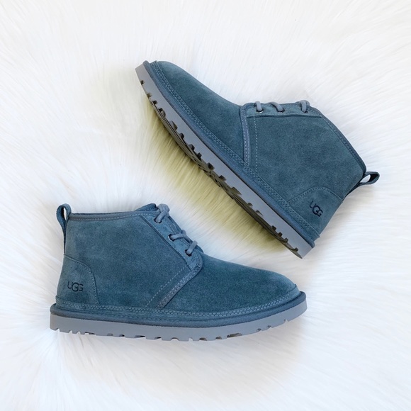 UGG Men’s Neumel Chukka Boots In Salty Blue - Picture 3 of 7